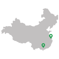 China Map - Shanghai, Dongguan